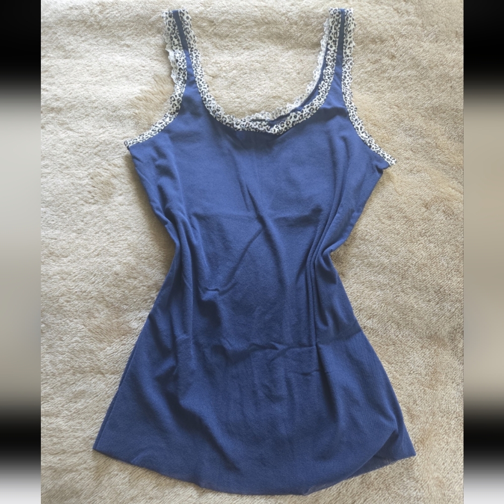 Cosabella Blue Lace Accent Top